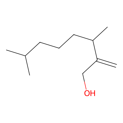 3,7-Dimethyl-2-methyleneoctan-1-ol structure