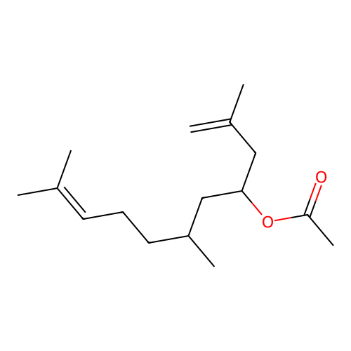 2,6,10-Trimethylundeca-1,9-dien-4-yl acetate structure