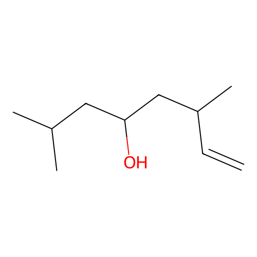 2,6-Dimethyloct-7-en-4-ol structure