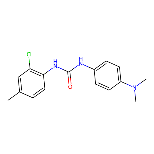 1-(2-Chloro-P-tolyl)-3-[4-(dimethylamino)phenyl]urea structure