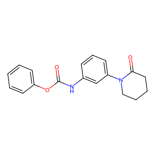 Phenyl (3-(2-oxopiperidin-1-yl)phenyl)carbamate structure
