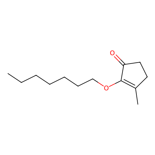 2-(Heptyloxy)-3-methylcyclopent-2-en-1-one structure