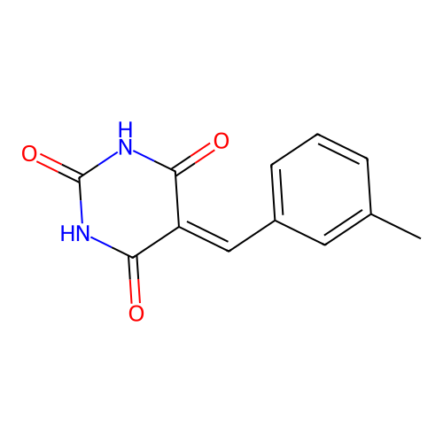 5-(3-Methylbenzylidene)pyrimidine-2,4,6(1h,3h,5h)-trione structure