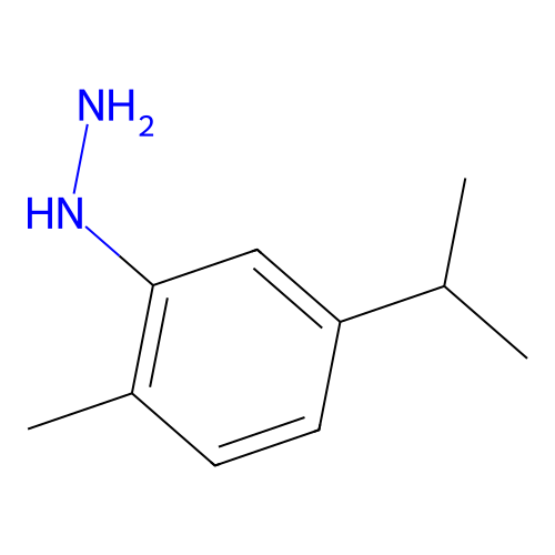 [2-Methyl-5-(propan-2-yl)phenyl]hydrazine structure