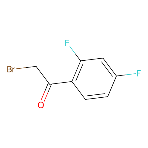 2-Bromo-2',4'-difluoroacetophenone structure