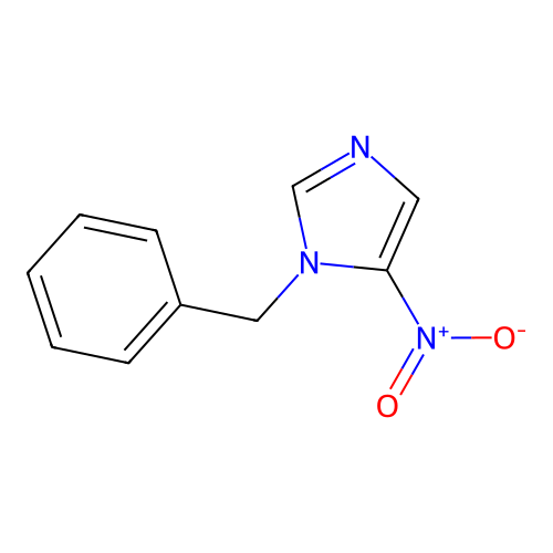 1-Benzyl-5-nitroimidazole structure