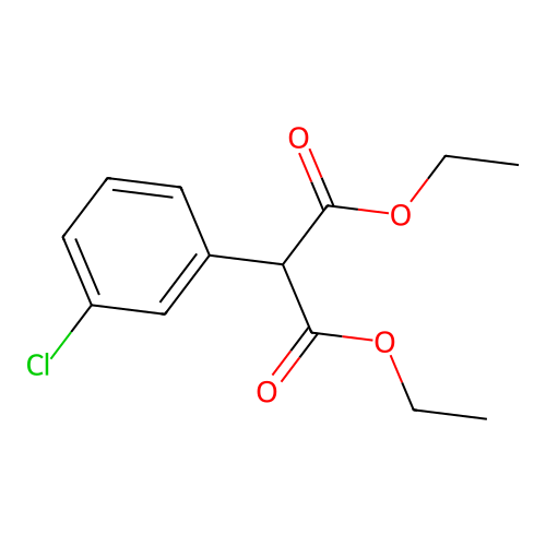 1,3-Diethyl 2-(3-chlorophenyl)propanedioate structure