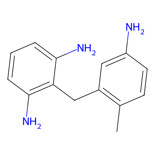 2-[(5-Amino-2-methylphenyl)methyl]benzene-1,3-diamine structure