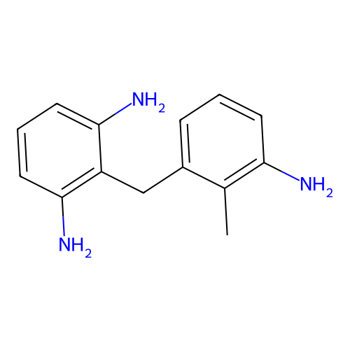 2-[(3-Amino-2-methylphenyl)methyl]benzene-1,3-diamine structure