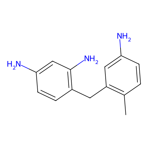 4-[(5-Amino-2-methylphenyl)methyl]benzene-1,3-diamine structure