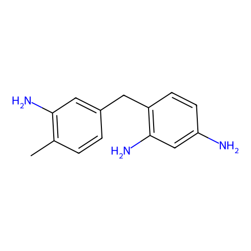4-[(3-Amino-4-methylphenyl)methyl]benzene-1,3-diamine structure