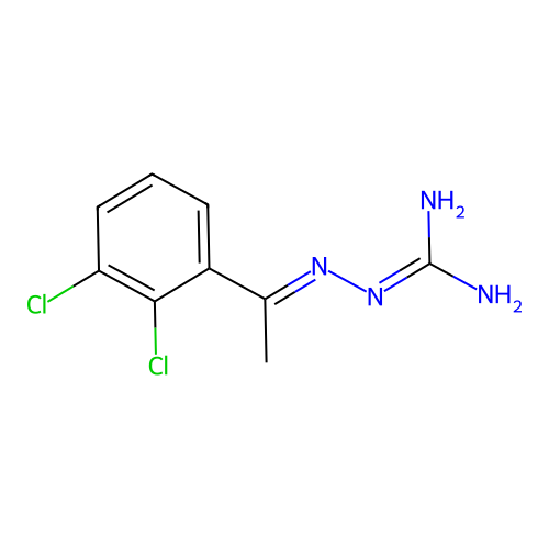 2-[1-(2,3-Dichlorophenyl)ethylidene]hydrazinecarboximidamide structure