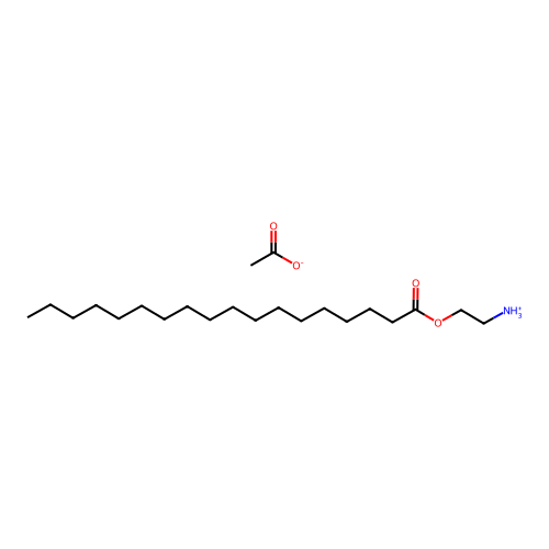 2-(Stearoyloxy)ethylammonium acetate structure