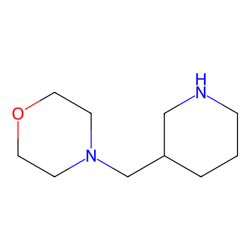 4-((Piperidin-3-yl)methyl)morpholine structure
