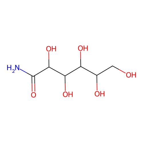 2,3,4,5,6-五羟基己酰胺 structure