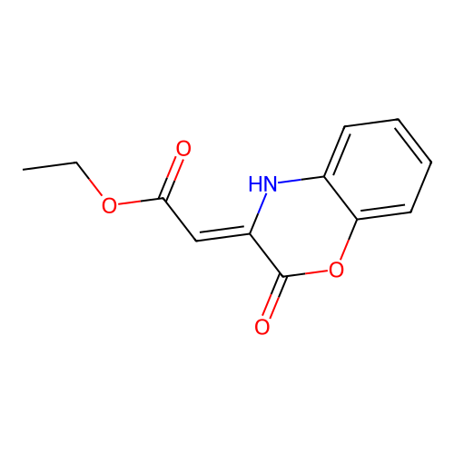 3-[(E)-2-ethoxy-2-hydroxyethenyl]-2H-1,4-benzoxazin-2-one structure