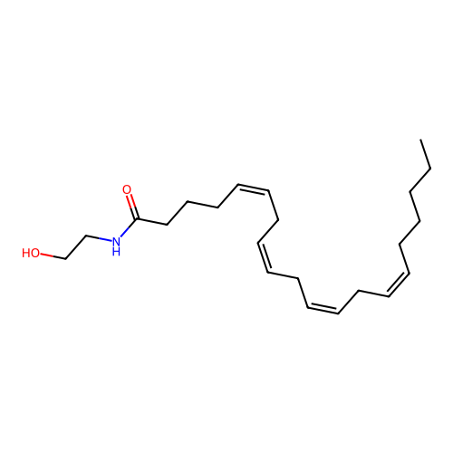 花生四烯乙醇胺 structure