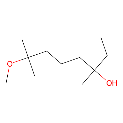 7-Methoxy-3,7-dimethyloctan-3-ol structure