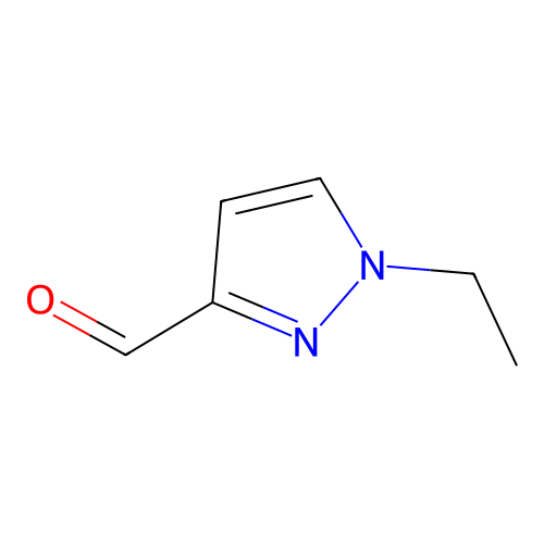 1-ethyl-1H-pyrazole-3-carbaldehyde structure