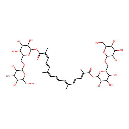 Crocin structure
