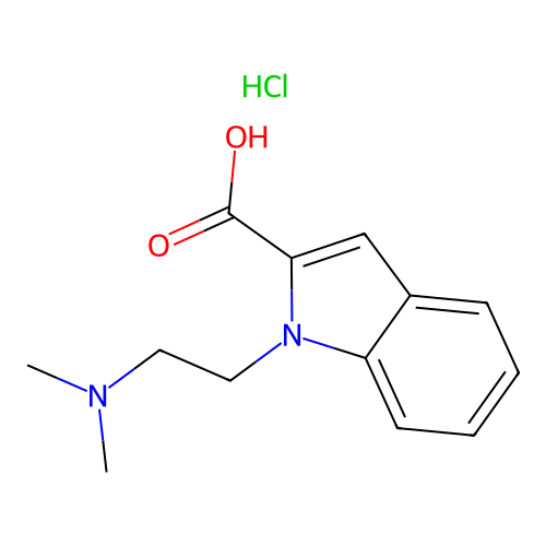 1-(2-(Dimethylamino)ethyl)-1H-indole-2-carboxylic acid hydrochloride structure