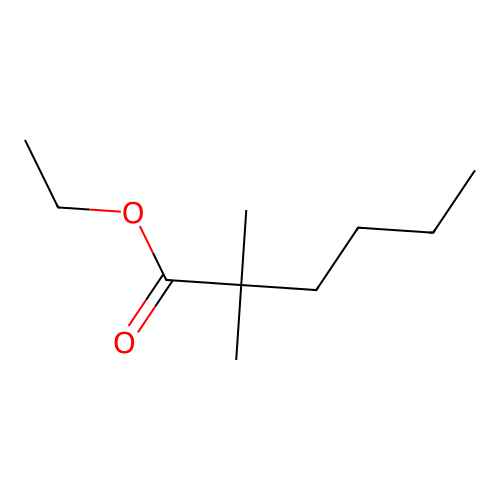 Ethyl dimethylhexanoate structure
