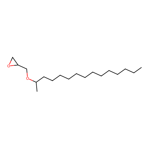 (((Methyltetradecyl)oxy)methyl)oxirane structure