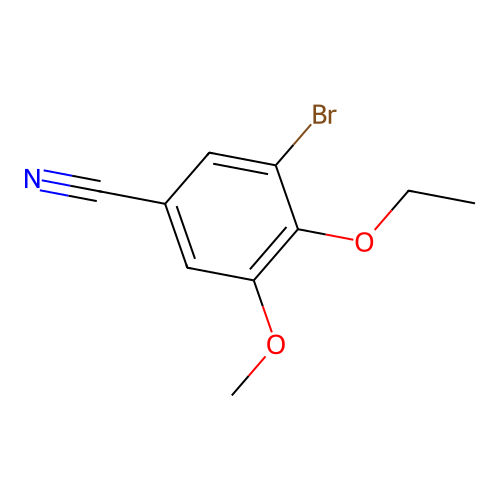 3-Bromo-4-ethoxy-5-methoxybenzonitrile structure