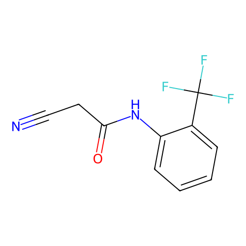 2-氰基-N-[2-(三氟甲基)苯基]乙酰胺 structure