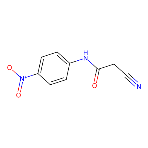 2-cyano-N-(4-nitrophenyl)acetamide structure