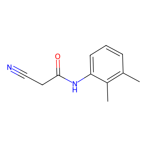 2-氰基-N-(2,3-二甲基苯基)乙酰胺 structure