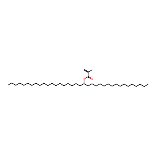 (Hexadecyl)icosyl methacrylate structure