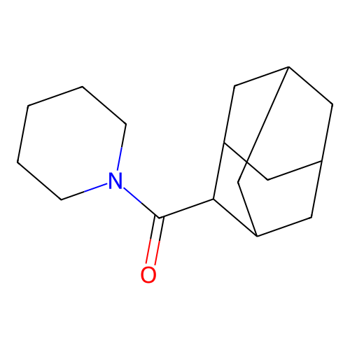 Adamantan-2-yl-piperidin-1-yl-methanone structure