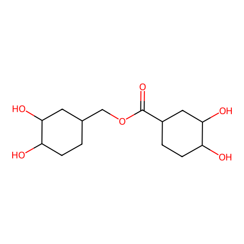 (3,4-Dihydroxycyclohexyl)methyl 3,4-dihydroxycyclohexanecarboxylate structure