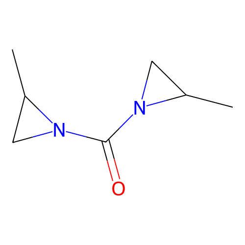 Bis(2-methylaziridin-1-yl)methanone structure