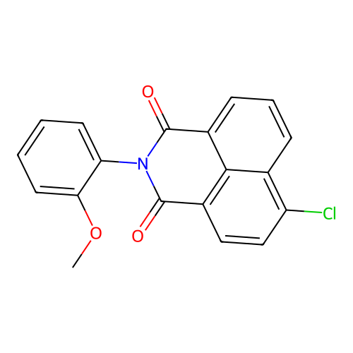 6-Chloro-2-(2-methoxyphenyl)benzo[de]isoquinoline-1,3-dione structure
