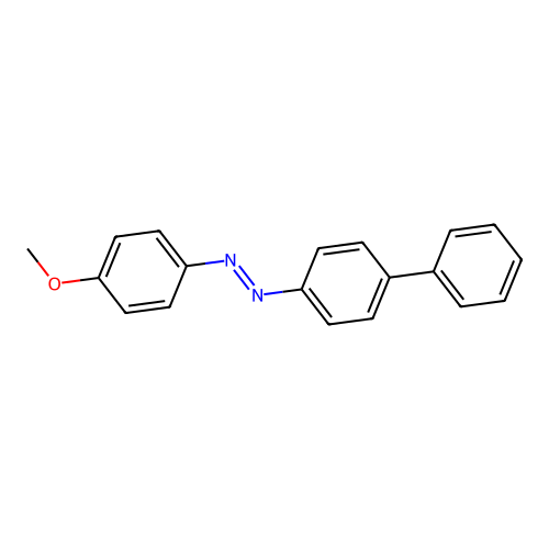 4-Methoxy-4'-phenylazobenzene structure