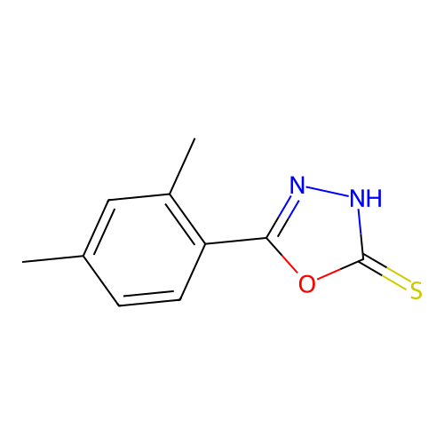 5-(2,4-Dimethylphenyl)-1,3,4-oxadiazole-2-thiol structure