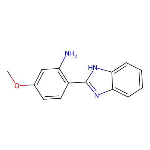 2-[2-Amino-4-methoxyphenyl]benzimidazole structure