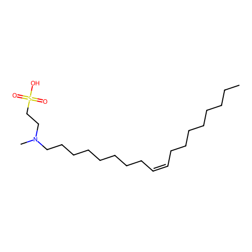 Oleyl-methyltaurin structure