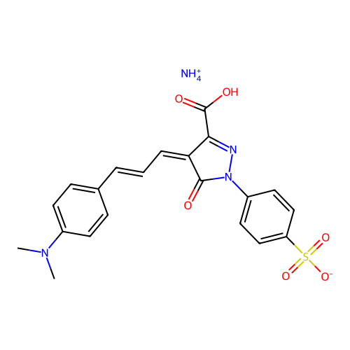 C21H19N3O6S.H3N structure
