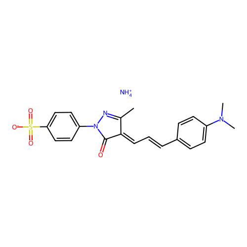 C21H21N3O4S.H3N structure