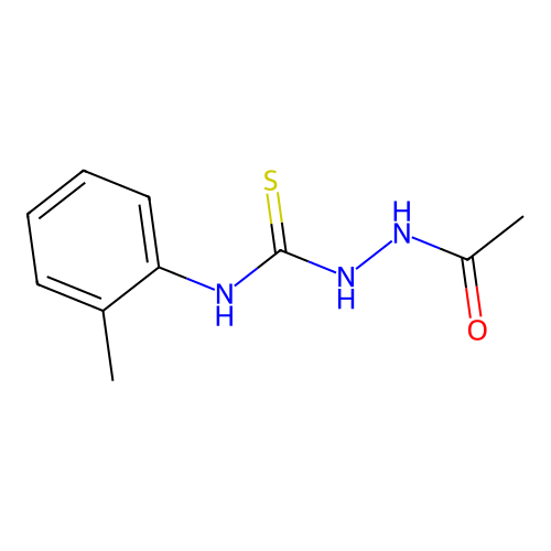 1-Acetyl-4-(2-tolyl)thiosemicarbazide structure