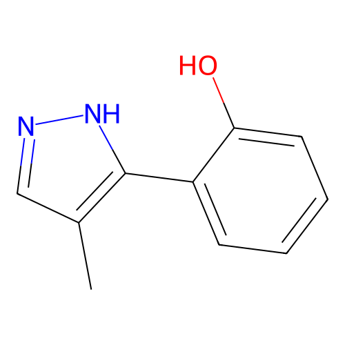 2-(4-Methyl-1H-pyrazol-3-yl)phenol structure