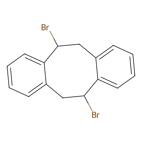 5,11-Dibromo-5,6,11,12-tetrahydrodibenzo[a,e][8]annulene structure