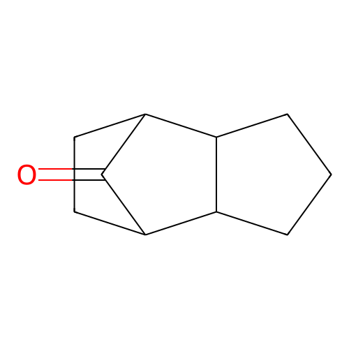 Tricyclo[5.2.1.0(2,6)]decan-10-one structure