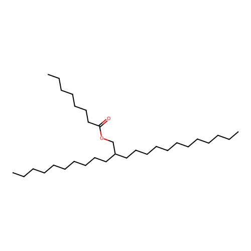 2-Decyltetradecyl octanoate structure