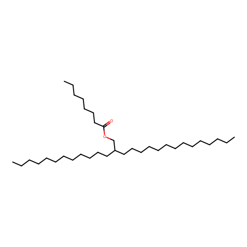 2-Dodecylhexadecyl octanoate structure
