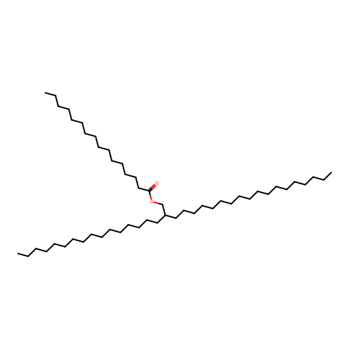 2-Hexadecylicosyl palmitate structure