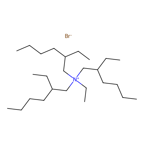 Ethyltris(2-ethylhexyl)ammonium bromide structure